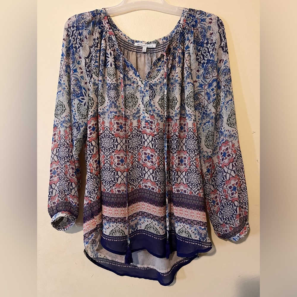 EUC xl Daniel rainn boho blouse